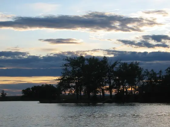 Sunset on Park Lake.